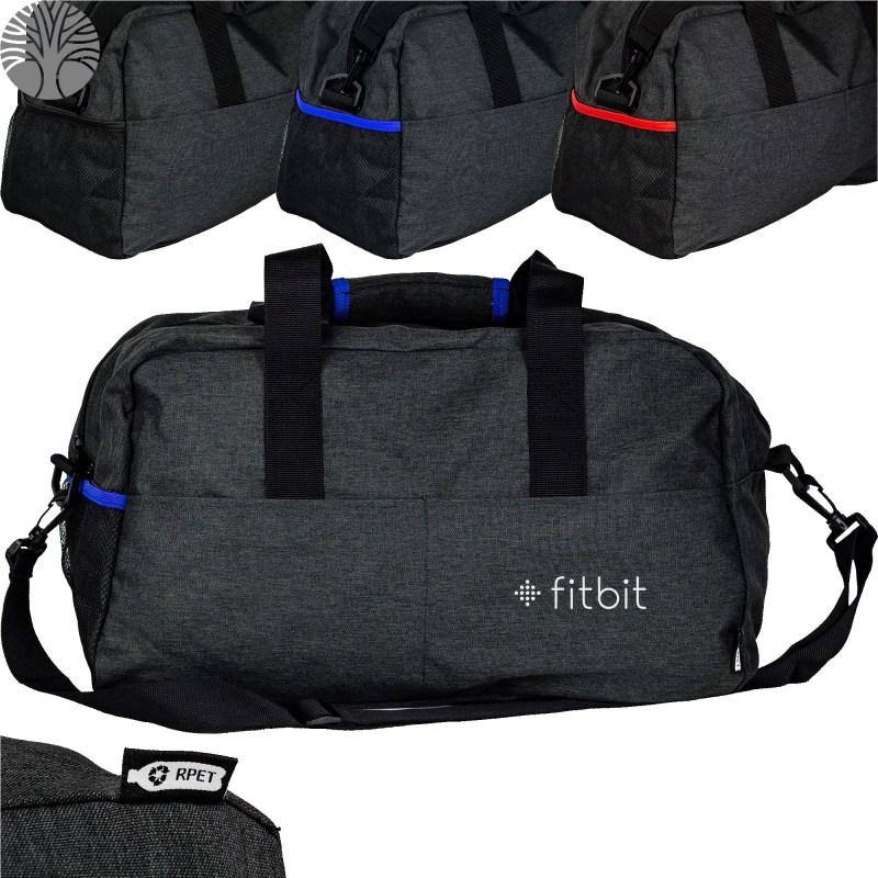 Eco-Conscious 8" x 11" x 18.5" RPET Duffel Bag 1 Eco-Conscious 8" x 11" x 18.5" RPET Duffel Bag 1