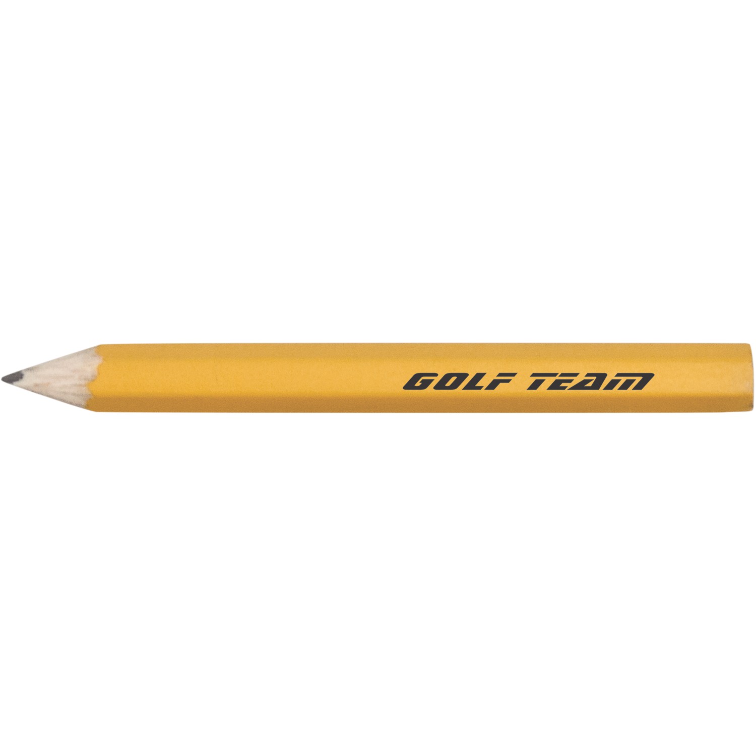 Hex Wooden Golf Pencil 1