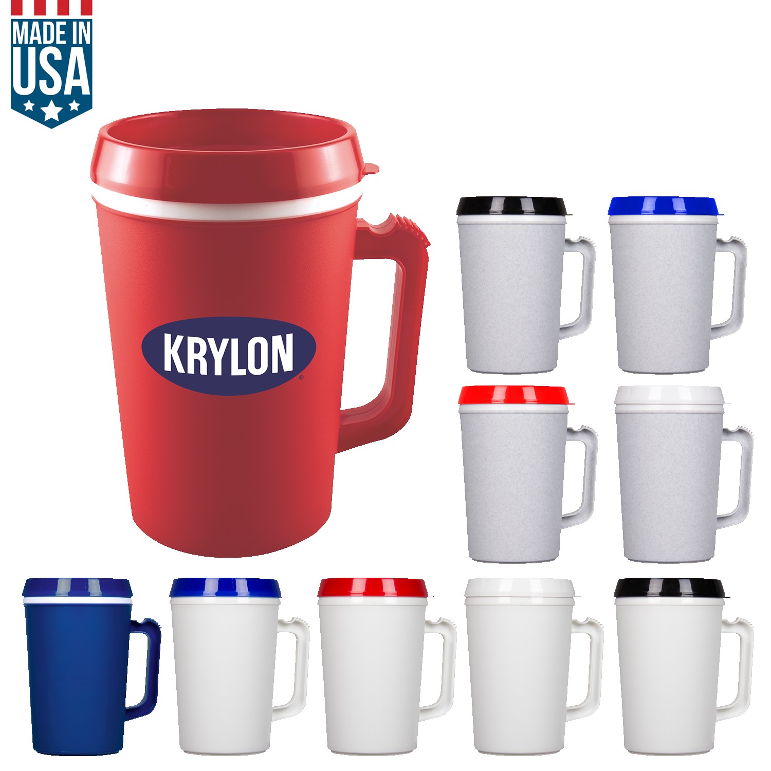 34 Oz Insulated Mug 1