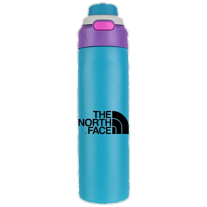24 oz Double-Wall Stainless Steel Bottle with 2-in-1 Lid 1