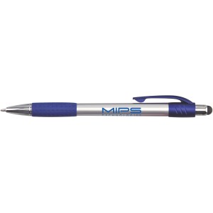 Premium Silver Stylus Pen W/ Metallic Accents 2 Premium Silver Stylus Pen W/ Metallic Accents 2