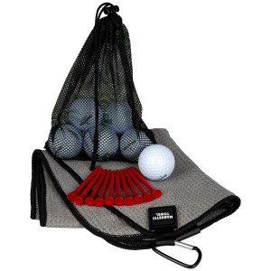 Maggy Towel Kit w/Bridgestone Treo Golf Balls 2 Maggy Towel Kit w/Bridgestone Treo Golf Balls 2