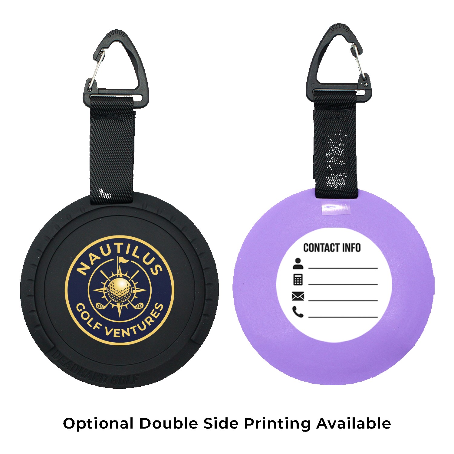 DeadHand Golf Mobile Practice Putting Golf Cup, Coaster, & Bag Tag 1