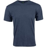 Omni Recycled Tri-Blend Tee - Heather Navy Blue Omni Recycled Tri-Blend Tee - Heather Navy Blue