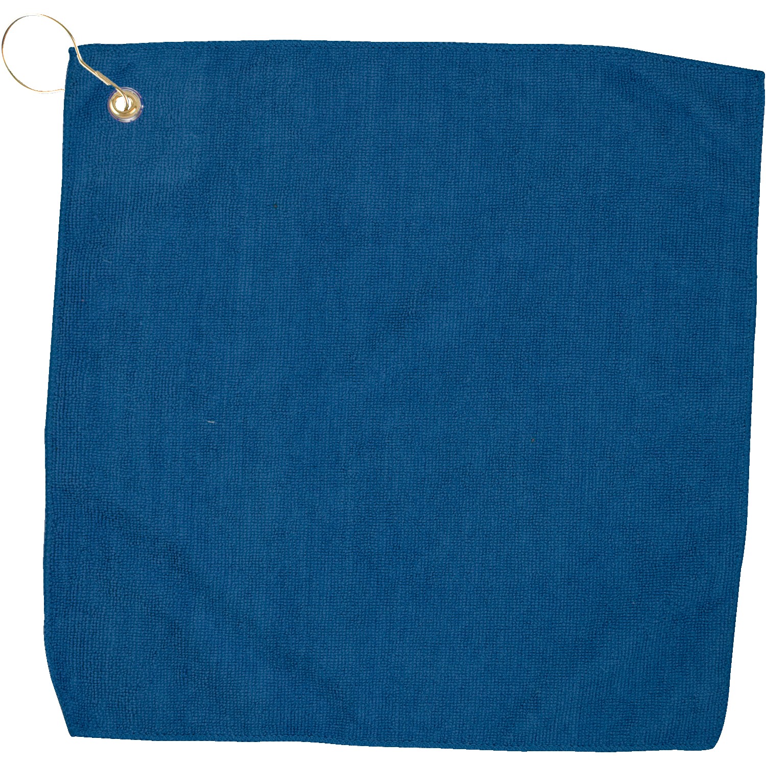 15" X 15" RPET Hemmed Golf Towel with Hook & Grommet 1