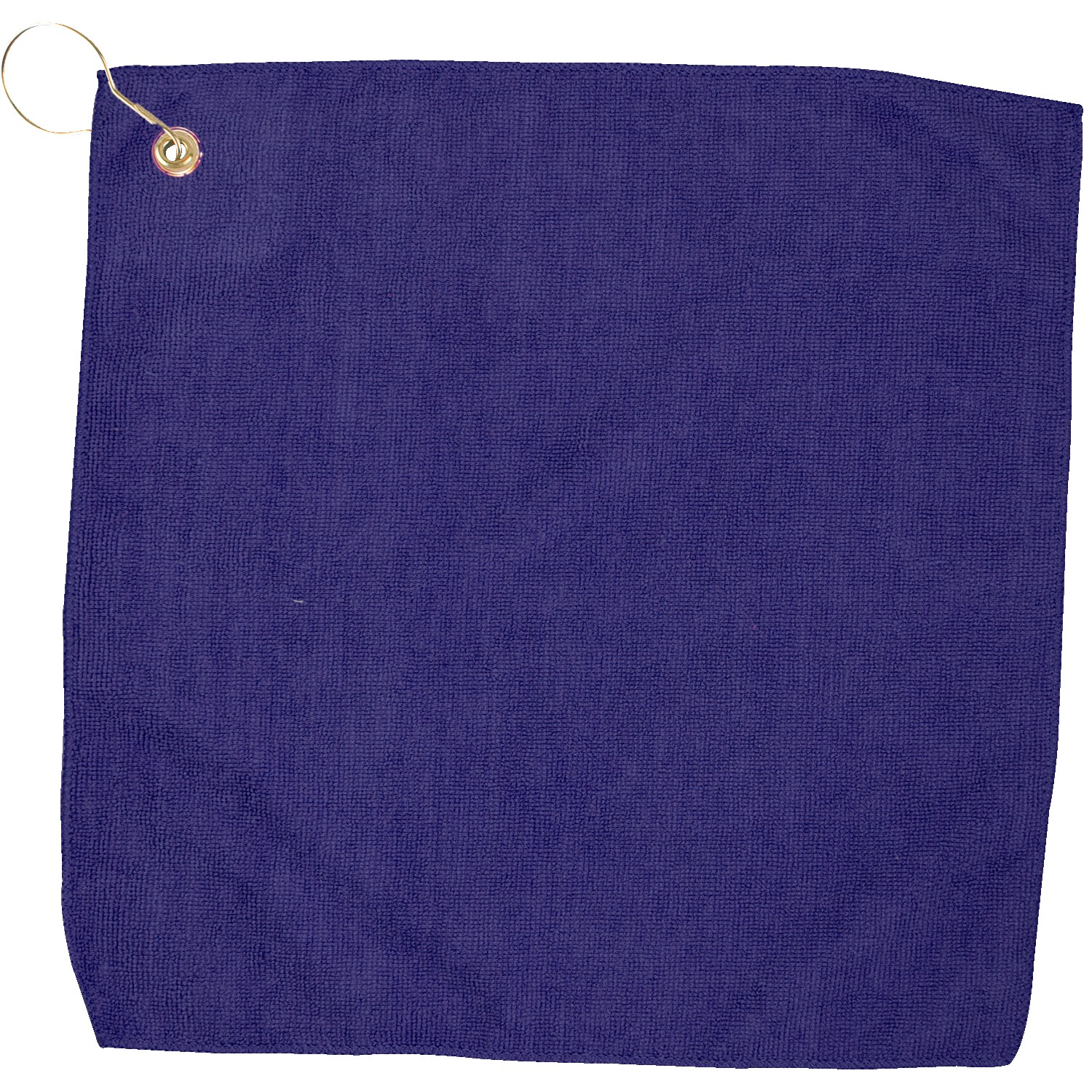 15" X 15" RPET Hemmed Golf Towel with Hook & Grommet 1