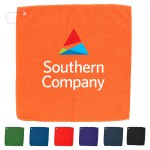 15" X 15" RPET Hemmed Golf Towel with Hook & Grommet 1 15" X 15" RPET Hemmed Golf Towel with Hook & Grommet 1