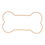 Dog Bone Shaped Logo Sugar Cookie 2 Dog Bone Shaped Logo Sugar Cookie 2