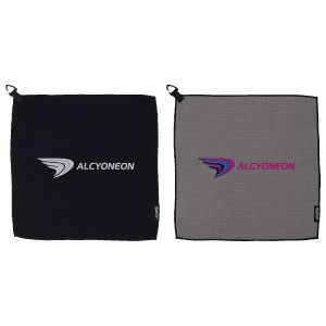 DeadHand Golf 18" x 18" Deep Waffle 100% Recycled PET Golf Towel 1 DeadHand Golf 18" x 18" Deep Waffle 100% Recycled PET Golf Towel 1