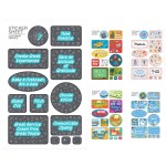 Flair 7" X 11 " Sticker Sheet 1 Flair 7" X 11 " Sticker Sheet 1