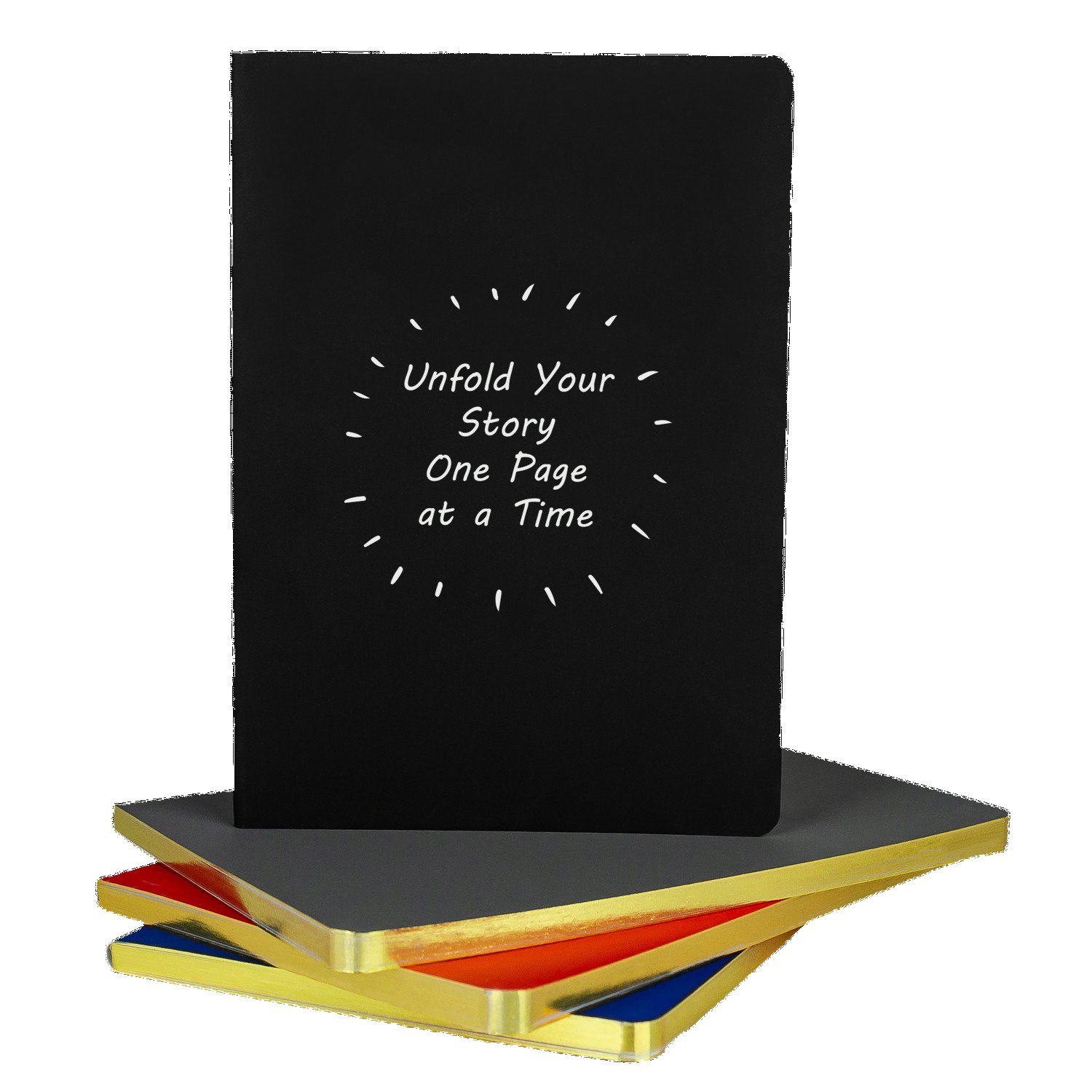 Starlight 5" X 7" Gold Edge Notebook 1