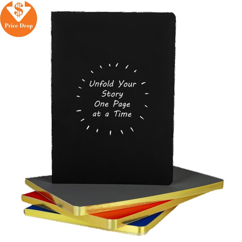 Starlight 5" X 7" Gold Edge Notebook 1 Starlight 5" X 7" Gold Edge Notebook 1