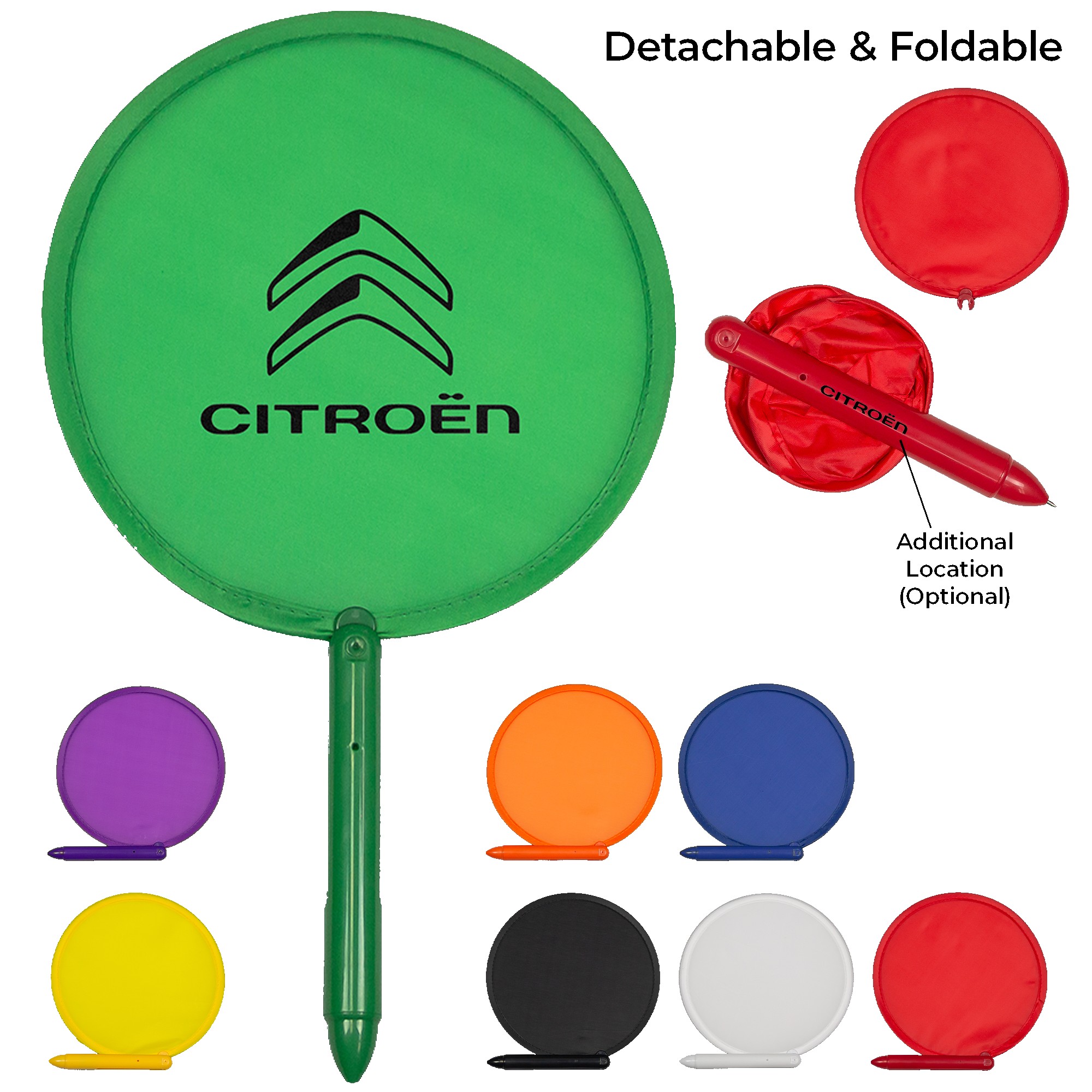 Recycled 3-in-1 Hand Fan Pen 1