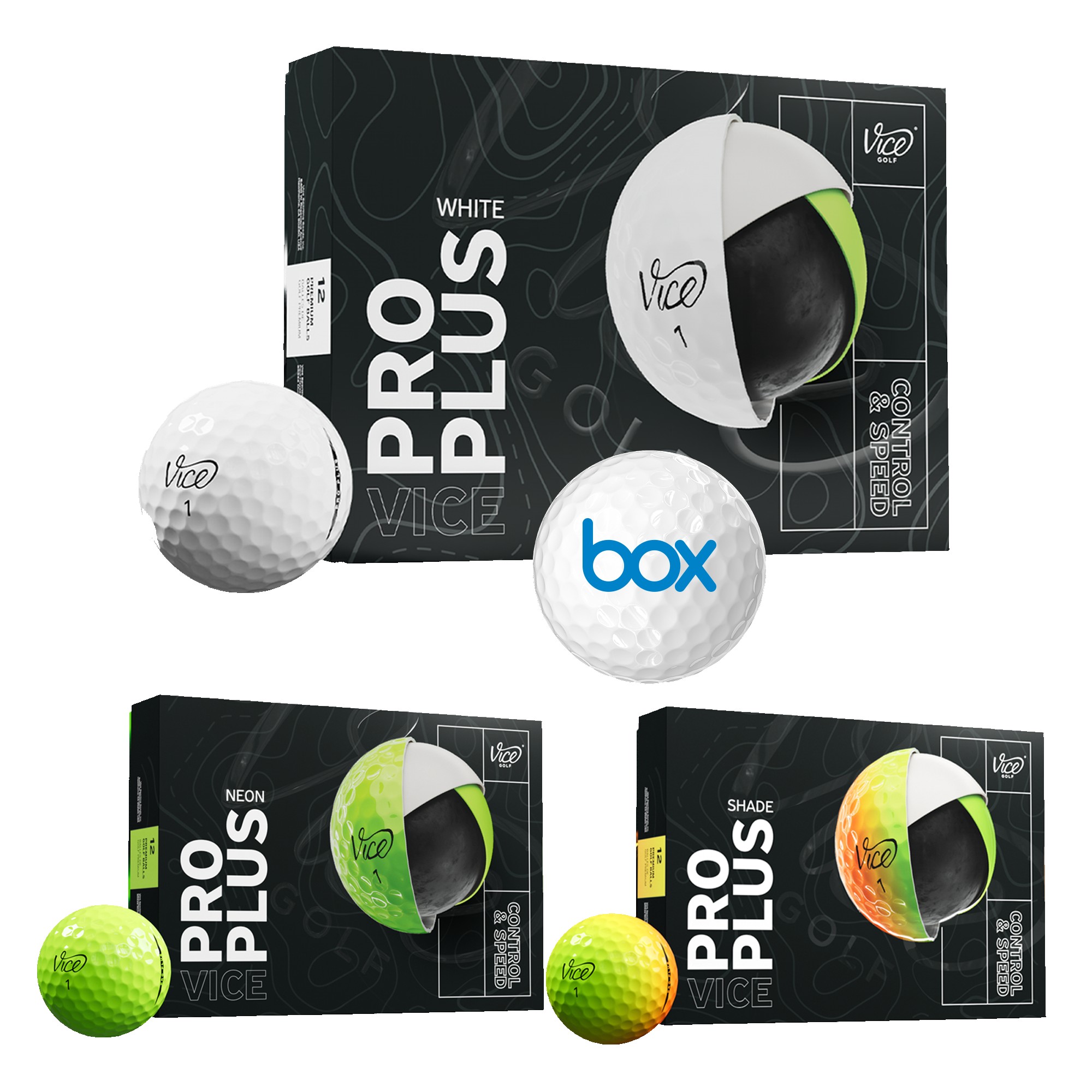 Vice Pro Plus Golf Balls 1