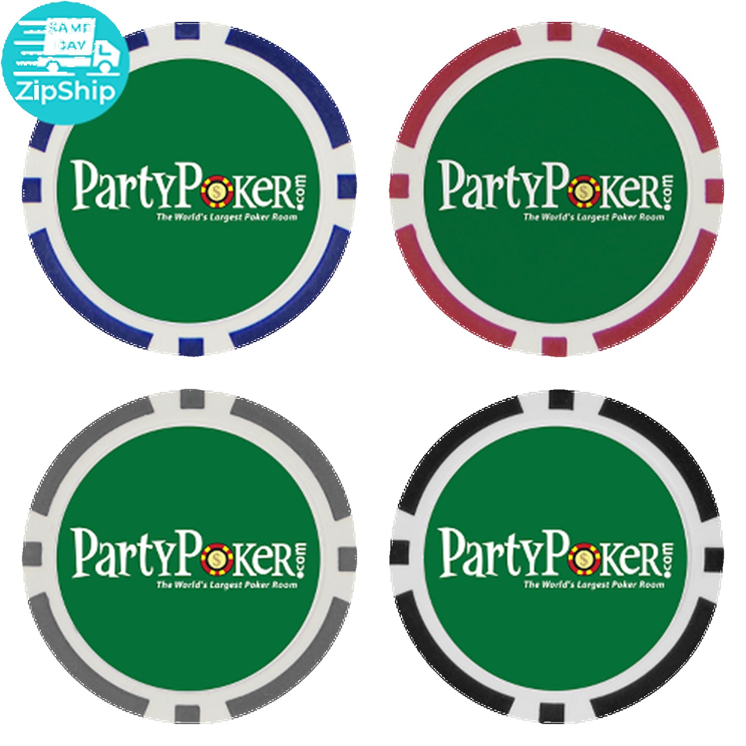 Poker Chip Ball Marker 1