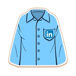 4" Long Sleeve Shirt Shaped Logo Sugar Cookie - Various 4" Long Sleeve Shirt Shaped Logo Sugar Cookie - Various