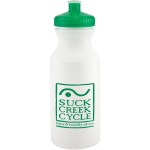 20 Oz Bike Water Bottle Factory Direct - White/Black 20 Oz Bike Water Bottle Factory Direct - White/Black