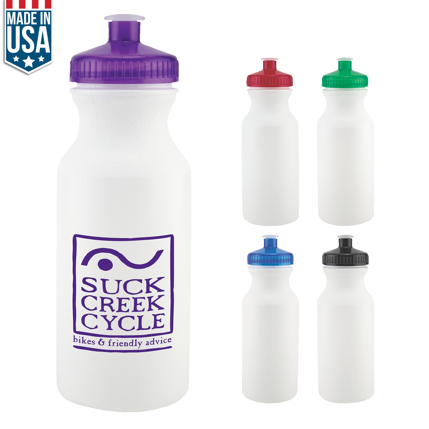 20 Oz Bike Water Bottle Factory Direct 1