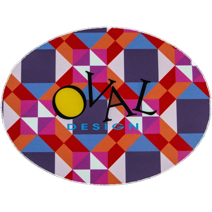 Oval Shape Soft Mouse Pad 9"x 6.75"x 0.125" 1 Oval Shape Soft Mouse Pad 9"x 6.75"x 0.125" 1