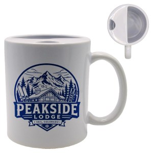 11 oz Ceramic Mug with Splash Guard 1 11 oz Ceramic Mug with Splash Guard 1