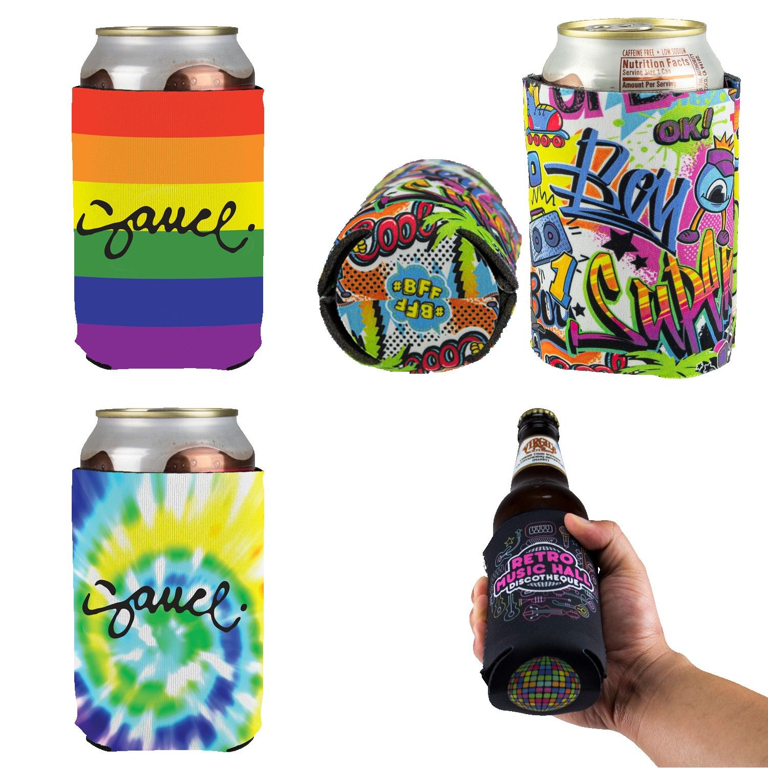 Full Color Neoprene Can Holder 1
