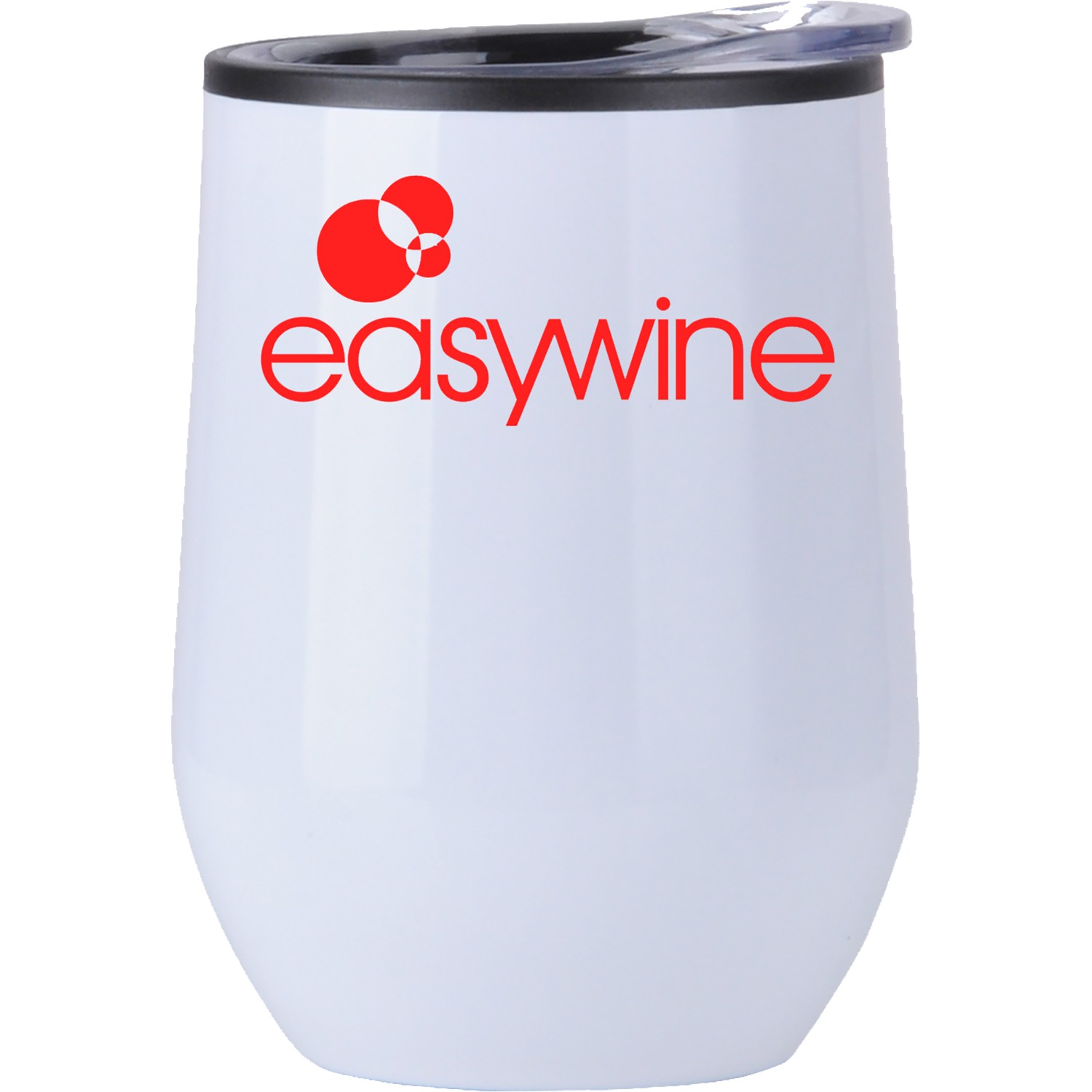 12 Oz Stainless Wine Tumbler with Plastic Liner 1