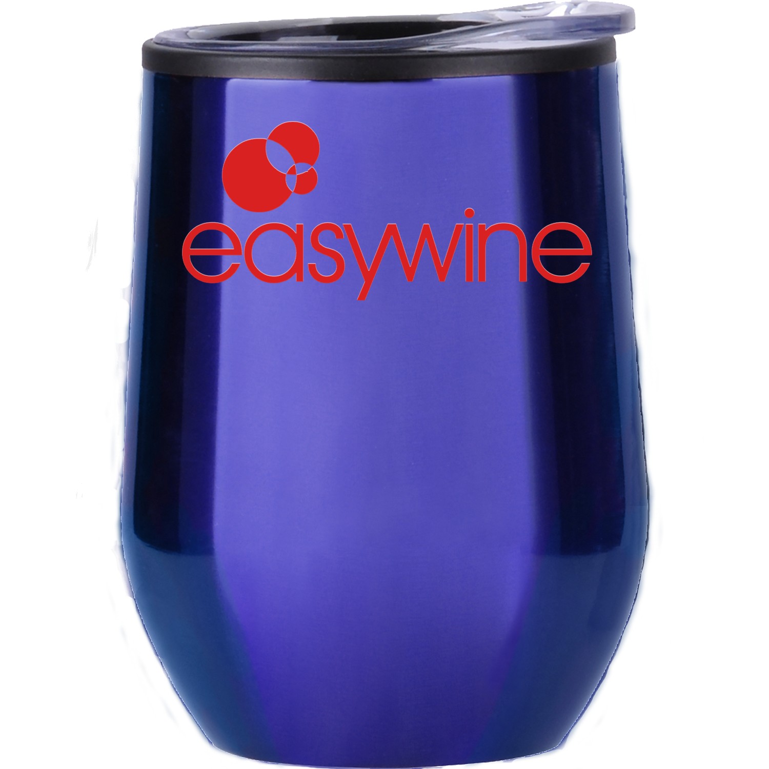 12 Oz Stainless Wine Tumbler with Plastic Liner 1