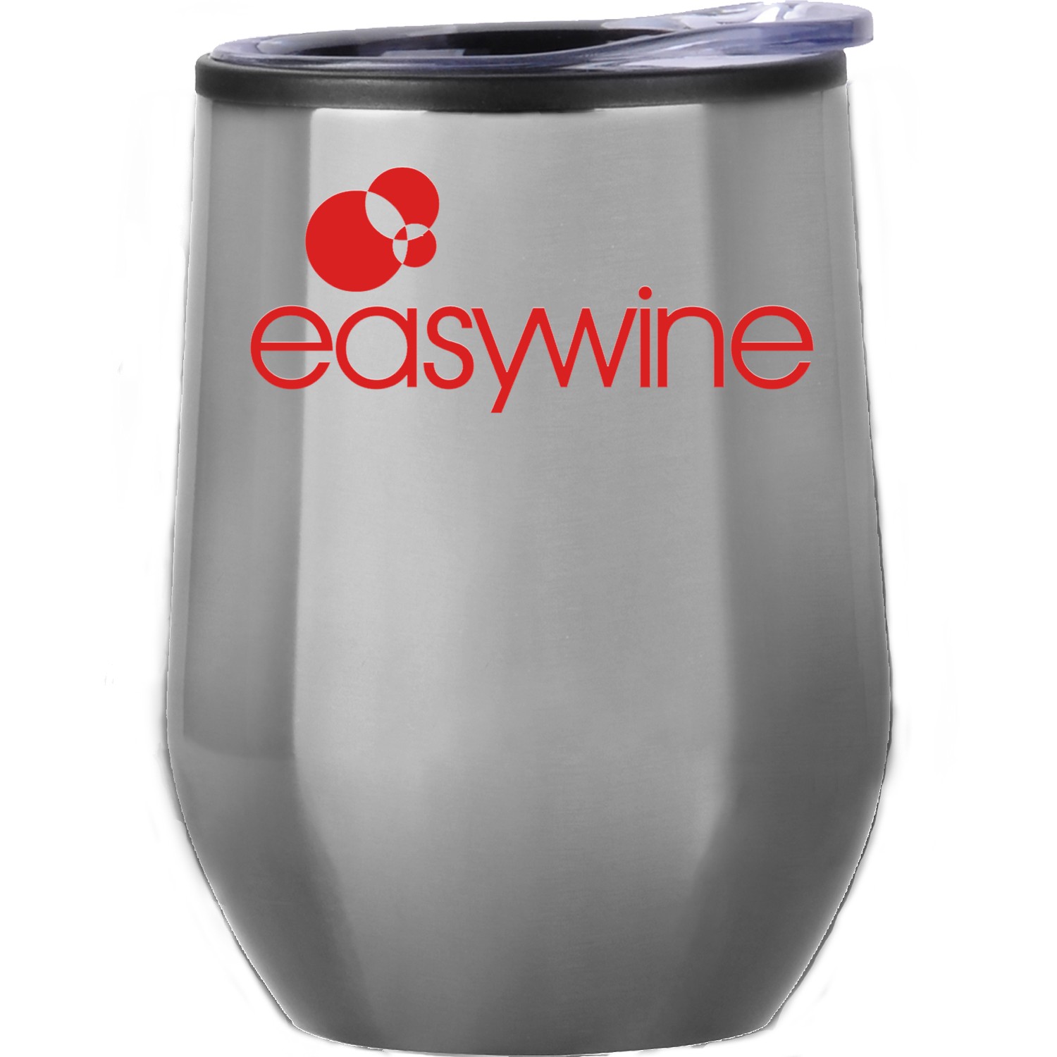 12 Oz Stainless Wine Tumbler with Plastic Liner 1