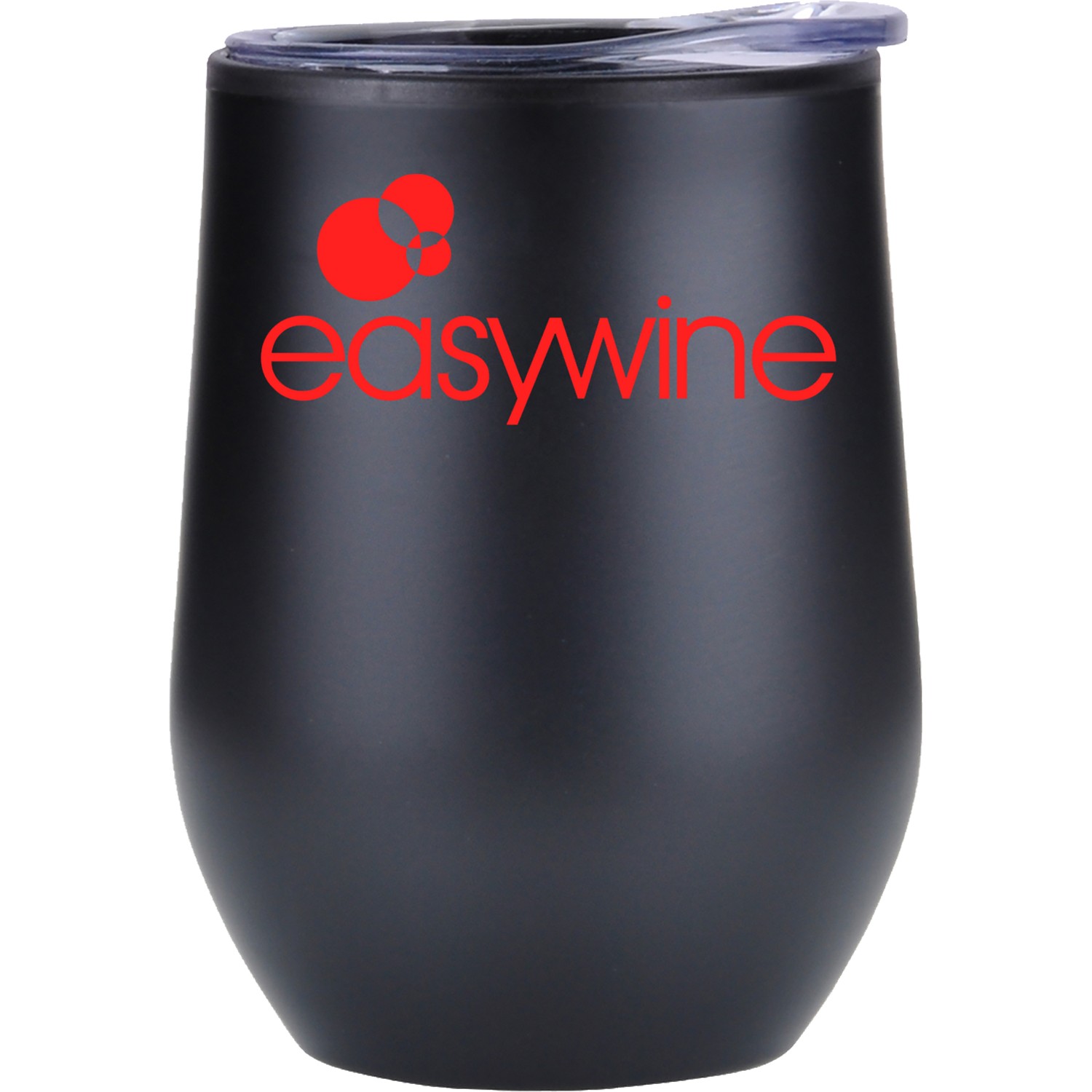 12 Oz Stainless Wine Tumbler with Plastic Liner 1