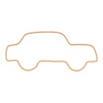Car Shaped Logo Sugar Cookie 2 Car Shaped Logo Sugar Cookie 2