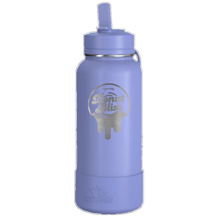 32 Oz. Hydrapeak Insulated Water Bottle w/Straw Lid 1