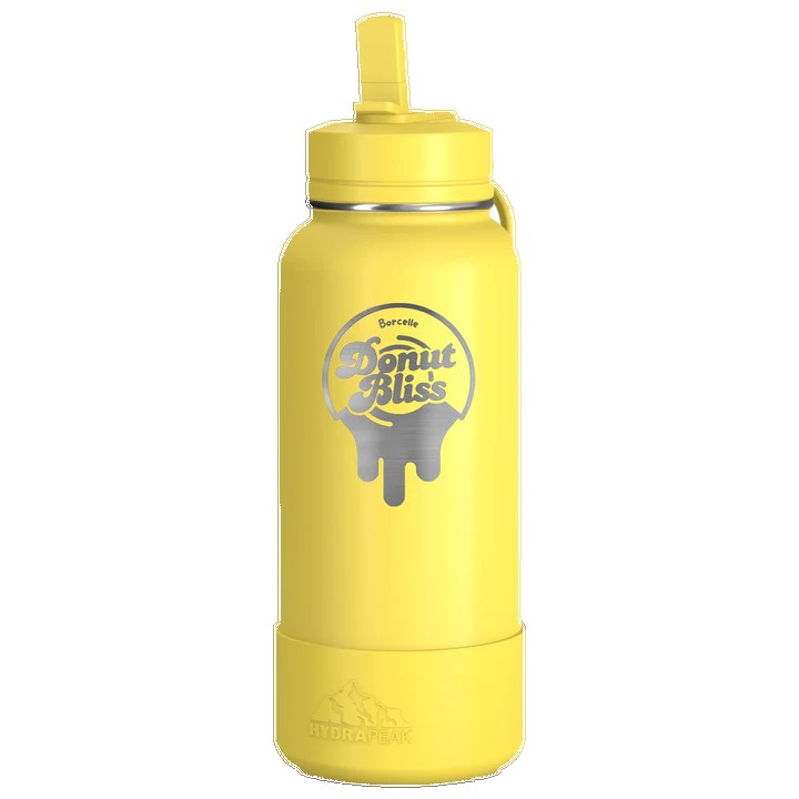 32 Oz. Hydrapeak Insulated Water Bottle w/Straw Lid 1