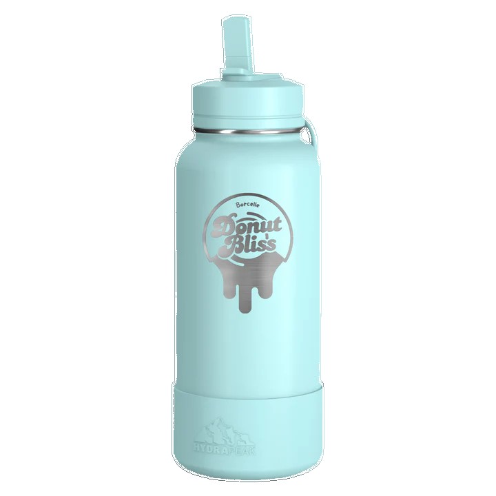 32 Oz. Hydrapeak Insulated Water Bottle w/Straw Lid 1