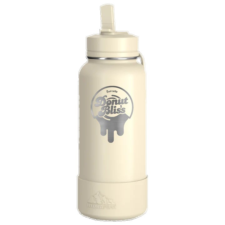 32 Oz. Hydrapeak Insulated Water Bottle w/Straw Lid 1