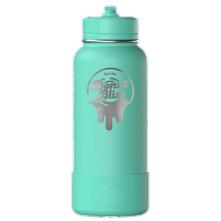 32 Oz. Hydrapeak Insulated Water Bottle w/Straw Lid 1