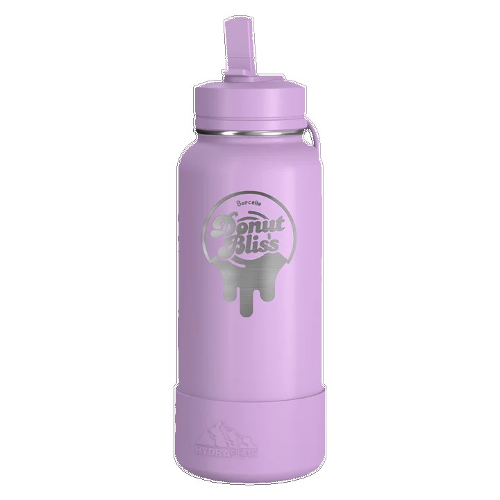 32 Oz. Hydrapeak Insulated Water Bottle w/Straw Lid 1