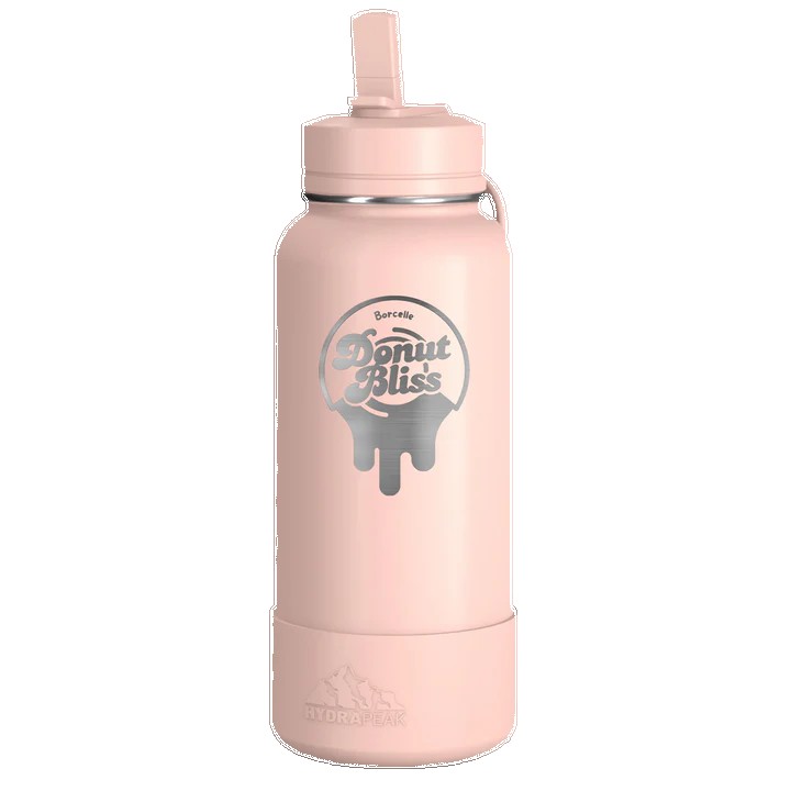 32 Oz. Hydrapeak Insulated Water Bottle w/Straw Lid 1