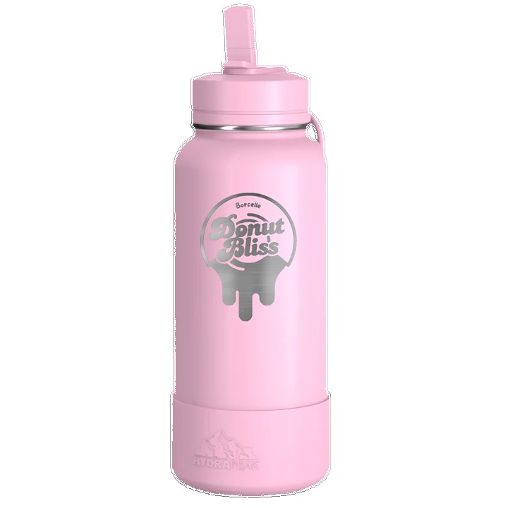 32 Oz. Hydrapeak Insulated Water Bottle w/Straw Lid 1