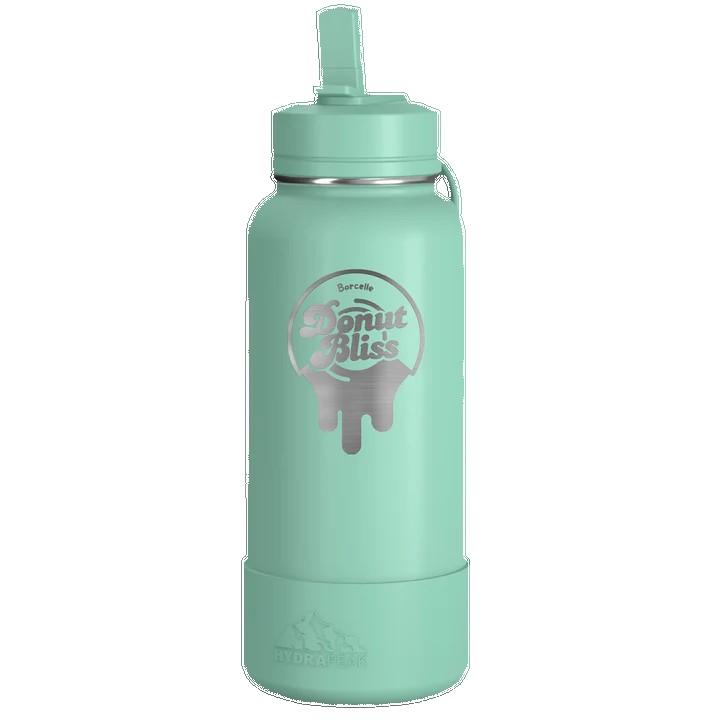 32 Oz. Hydrapeak Insulated Water Bottle w/Straw Lid 1