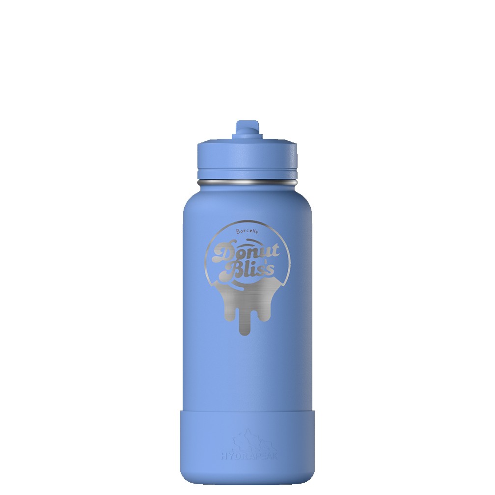 32 Oz. Hydrapeak Insulated Water Bottle w/Straw Lid 1