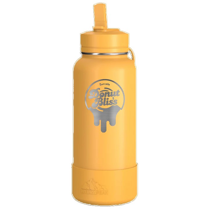 32 Oz. Hydrapeak Insulated Water Bottle w/Straw Lid 1