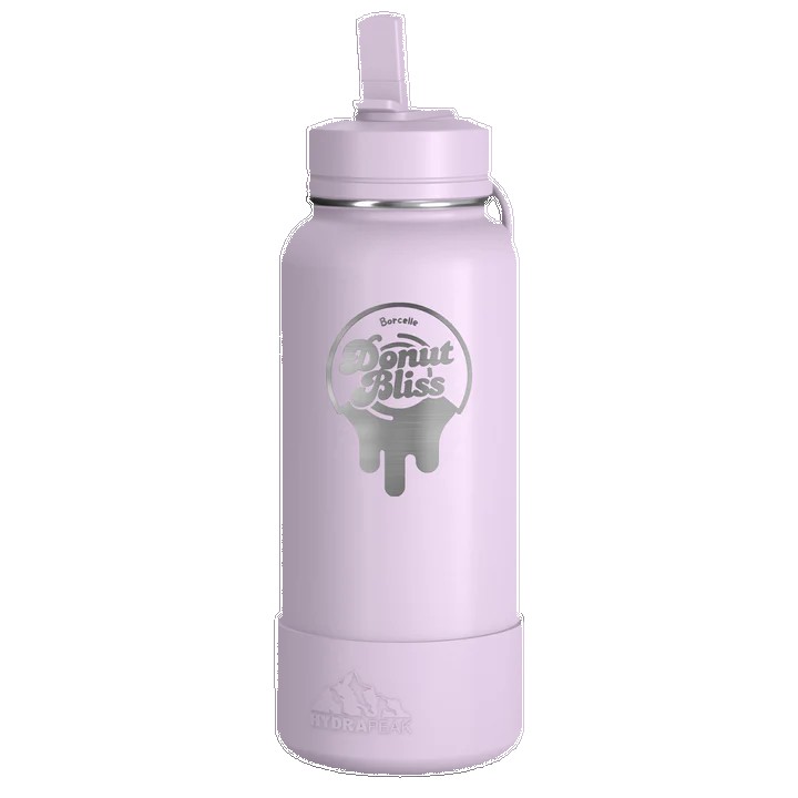 32 Oz. Hydrapeak Insulated Water Bottle w/Straw Lid 1