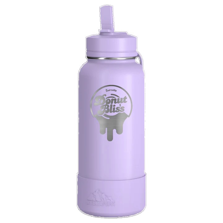 32 Oz. Hydrapeak Insulated Water Bottle w/Straw Lid 1