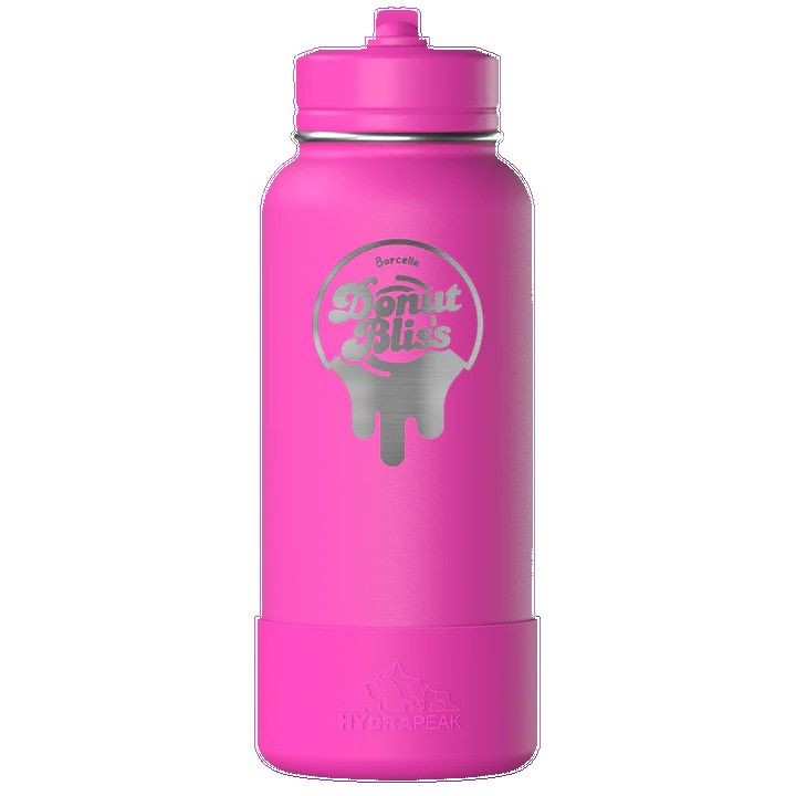 32 Oz. Hydrapeak Insulated Water Bottle w/Straw Lid 1