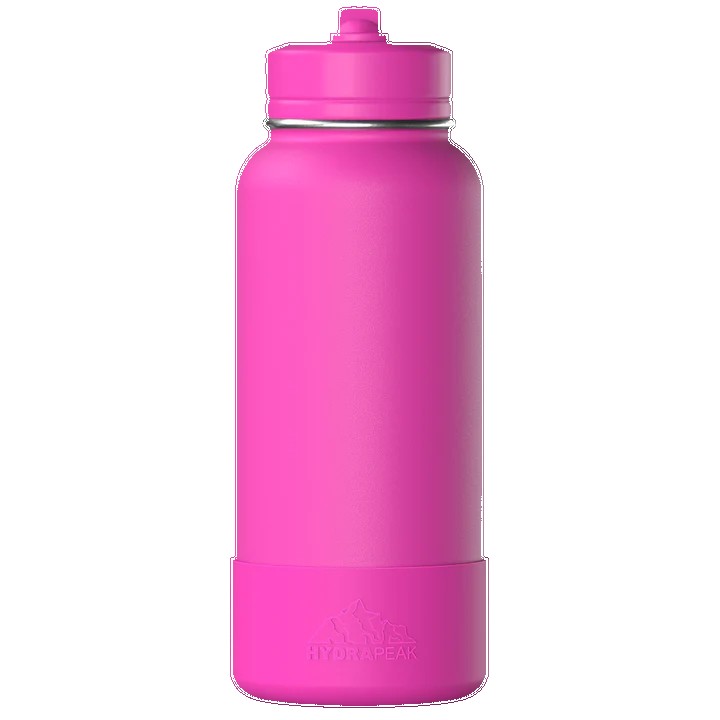 32 Oz. Hydrapeak Insulated Water Bottle w/Straw Lid 1