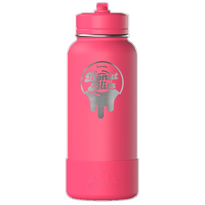 32 Oz. Hydrapeak Insulated Water Bottle w/Straw Lid 1