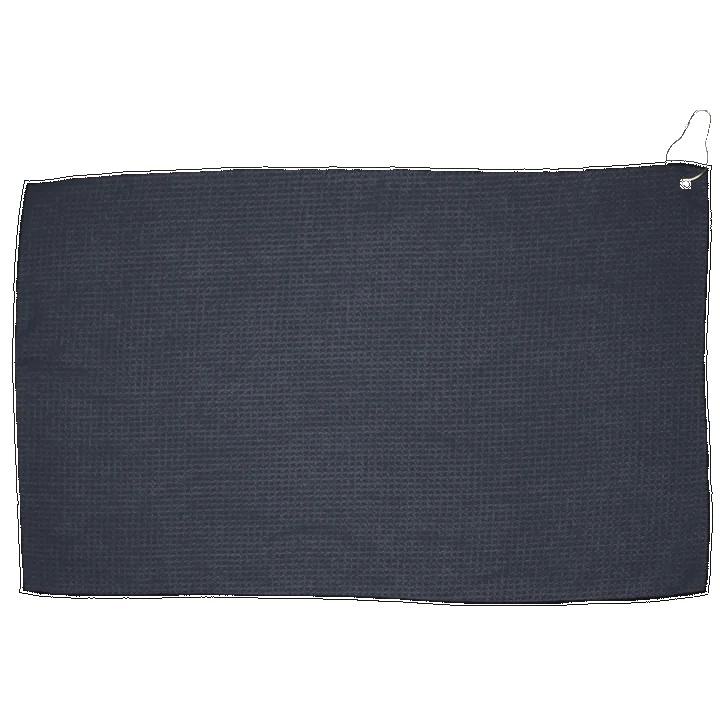 16" X 26" RPET Waffle Golf Towel with Hook & Grommet 1