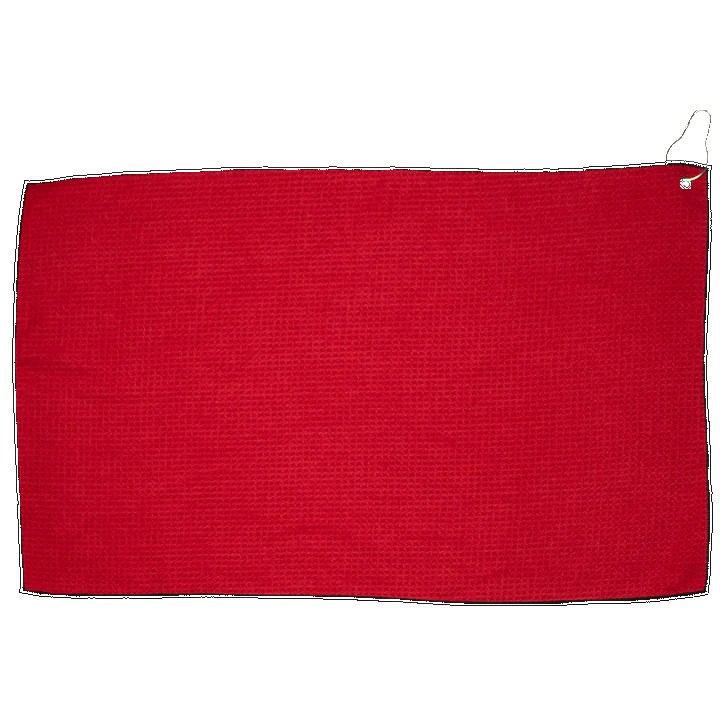 16" X 26" RPET Waffle Golf Towel with Hook & Grommet 1