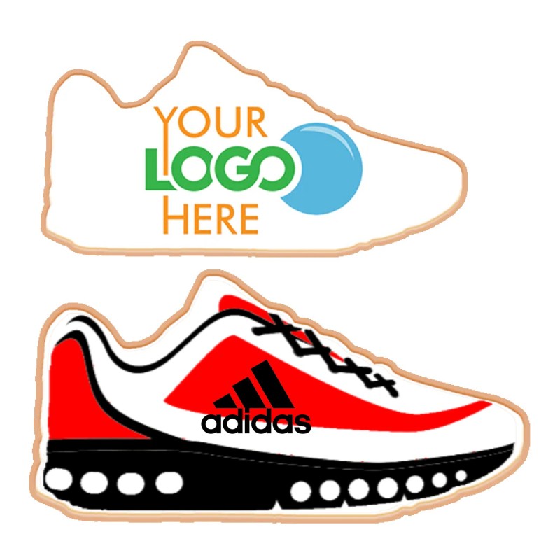 Sneaker Shaped Logo Sugar Cookie 1 Sneaker Shaped Logo Sugar Cookie 1