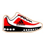 Sneaker Shaped Logo Sugar Cookie - White Sneaker Shaped Logo Sugar Cookie - White